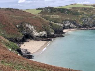 Coast of Cornwall in the United Kingdom