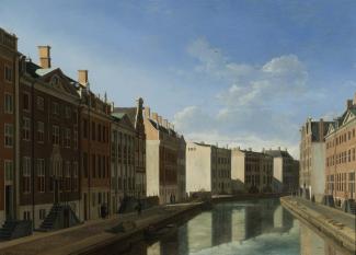 The 'Golden Bend' at the Herengracht, Amsterdam by Gerrit Adriaensz. Berckheyde, 1672. Rijksmuseum Amsterdam