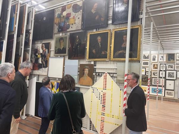 Visit of the Moroccan museum delegation to the Collection Centre of the Netherlands in Amersfoort